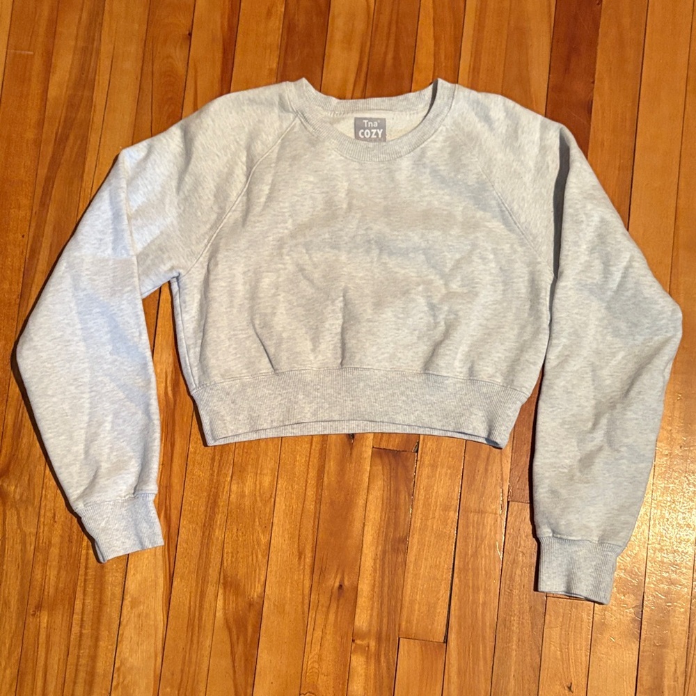 TNA Light Gray Cozy Sweatshirt